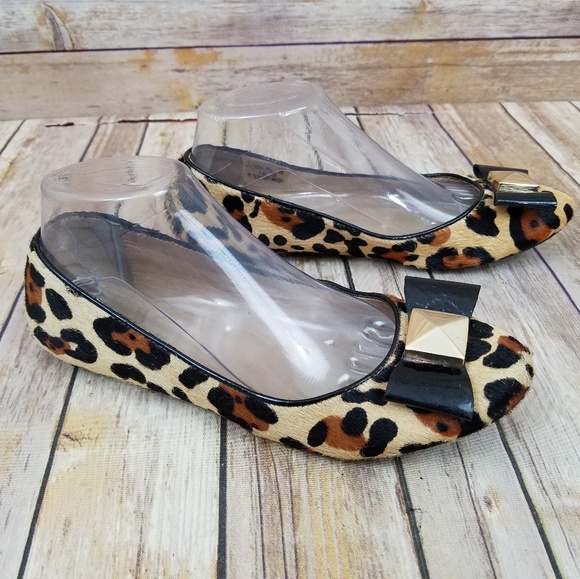 kate spade Shoes - Kate Spade 7.5 Tula Leopard Cheetah Flats Shoes